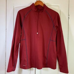 Eastern Mountain Sports Pullover Techwick Athletic 1/4 Zip Top Layer Medium Gorp
